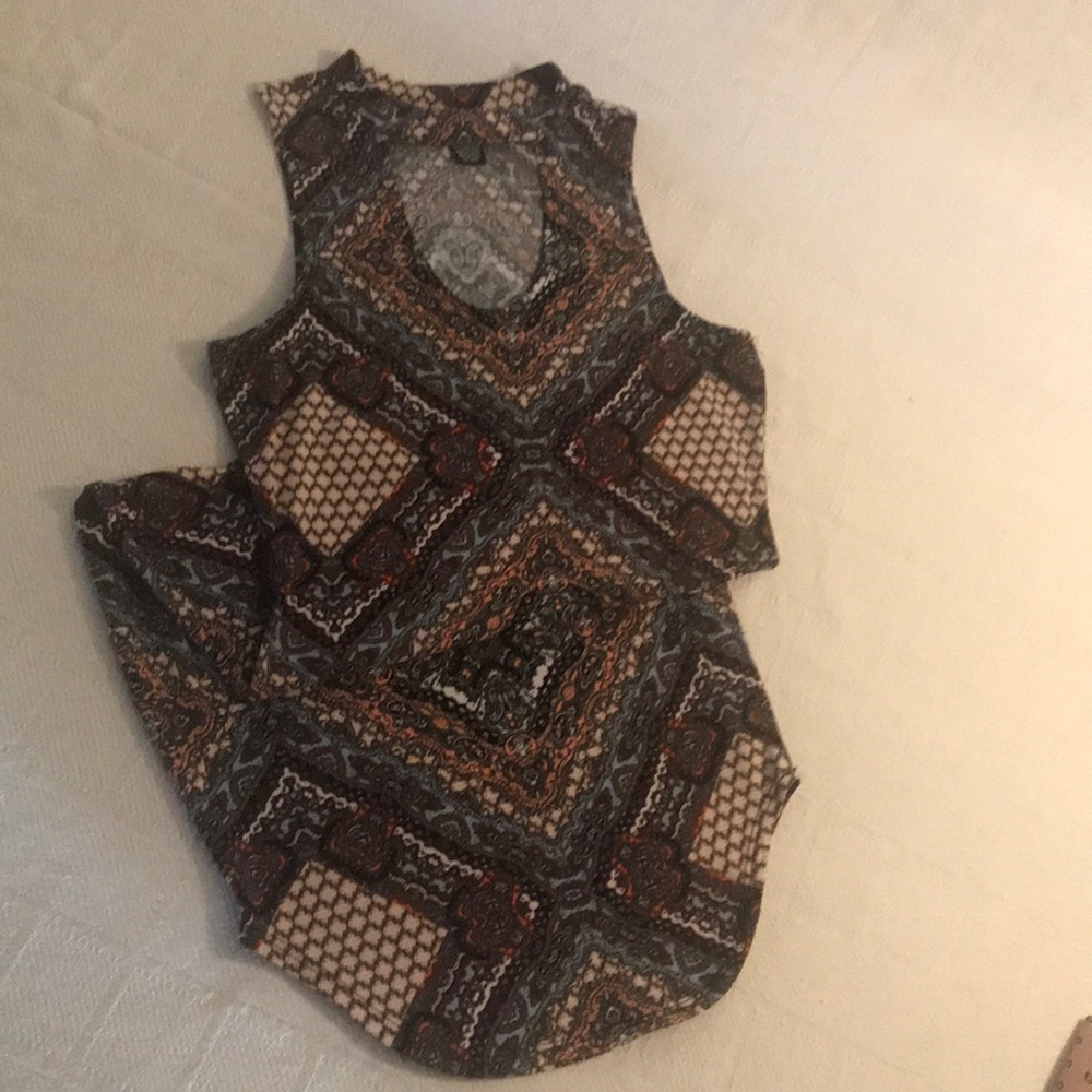 Free w $30, Rue 21 Fitted Knee Length Tank Top Dress, like-new